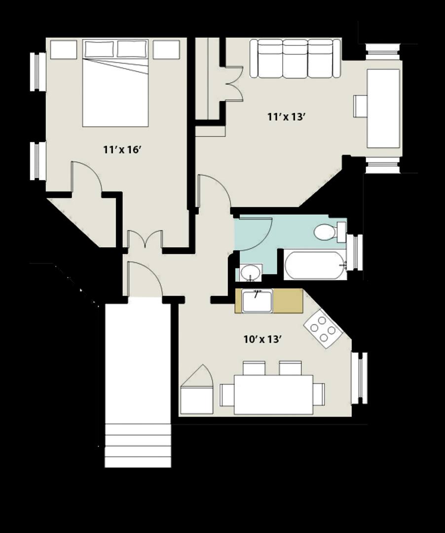 Apartment for rent at 103 W Monument St, Baltimore, MD 21201