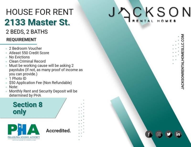 Apartment for rent at 2133 Master St, Philadelphia, PA 19121