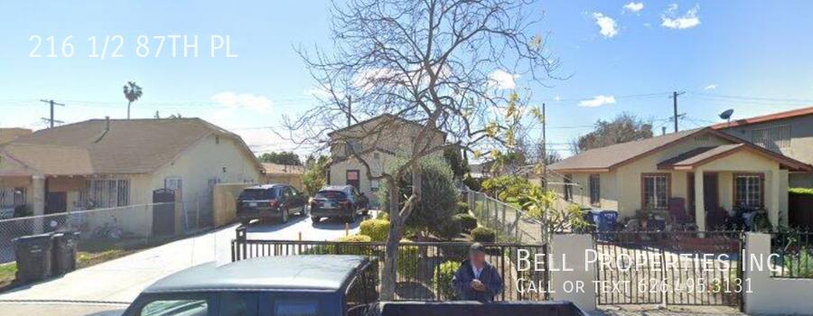 Apartment for rent at 216 1 2 87th Place, Los Angeles, CA 90002