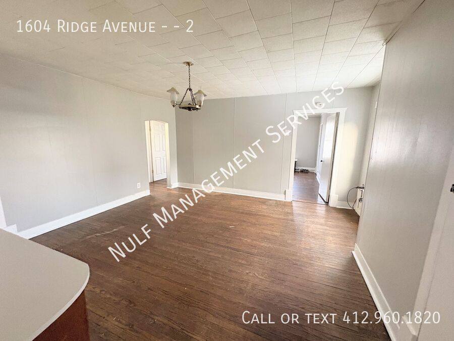 Apartment for rent at 1604 Ridge Ave #2, Braddock, PA 15104