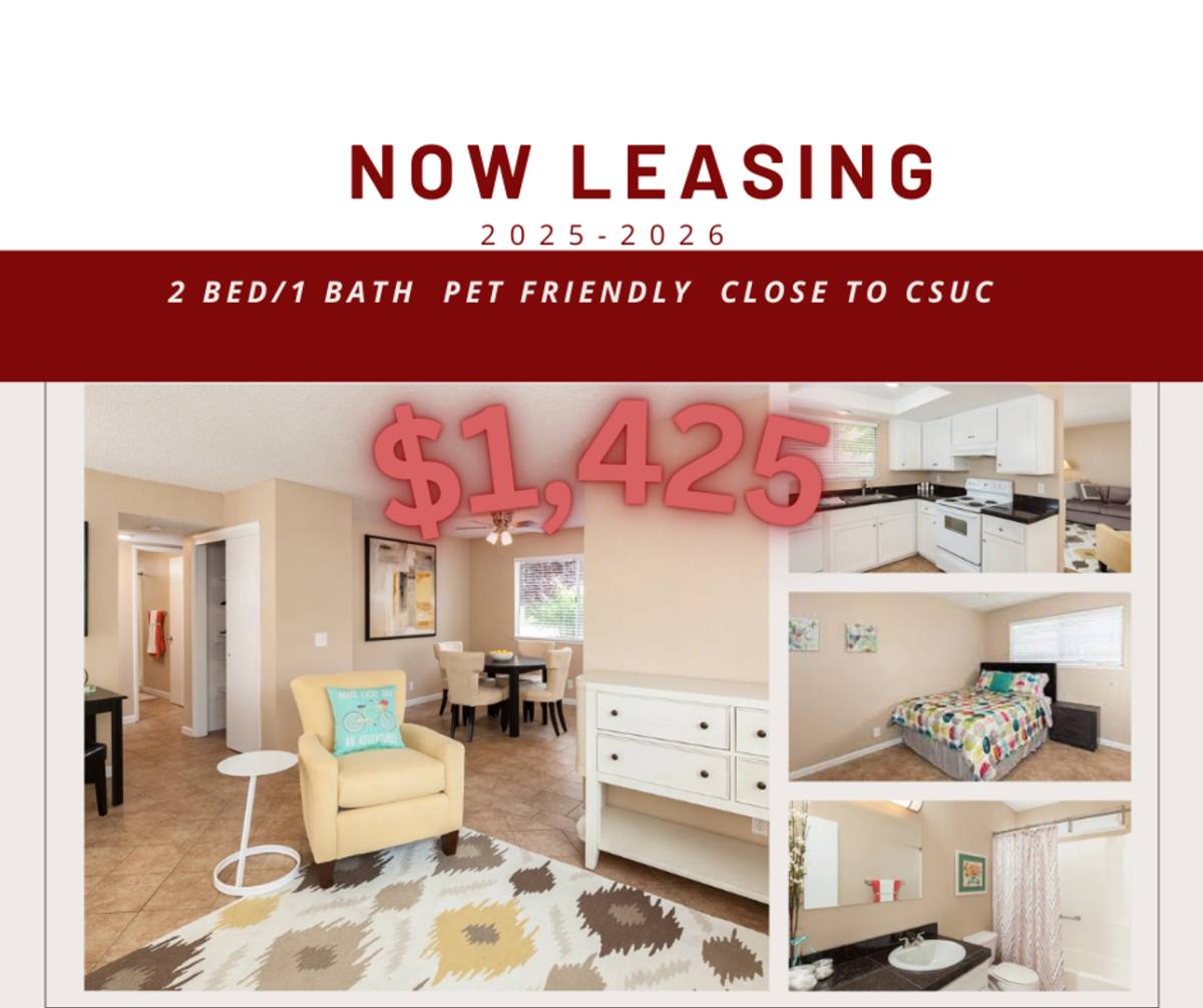 Apartment for rent at 1133 W Sacramento Ave, Chico, CA 95926