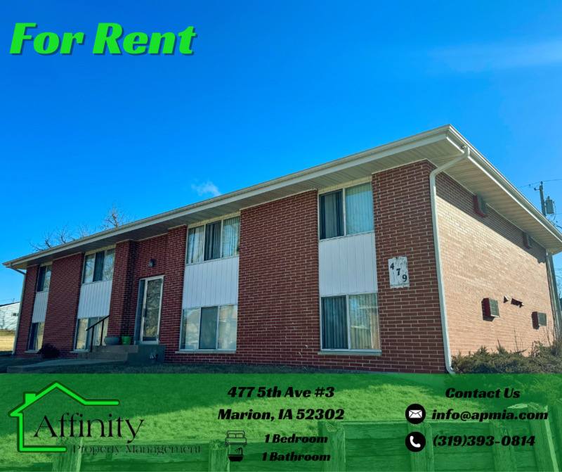 Apartment for rent at 477 5th Ave #3, Marion, IA 52302