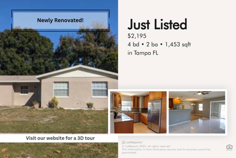 House for rent at 6533 W Hanna Ave, Tampa, FL 33634