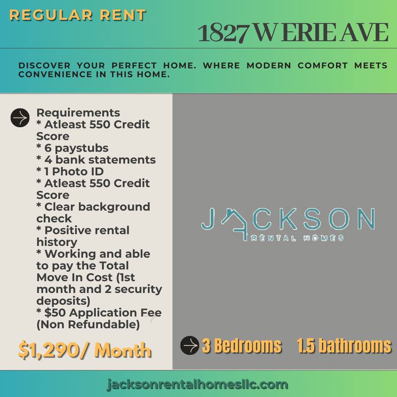 Apartment for rent at 1827 W Erie Ave #2, Philadelphia, PA 19140