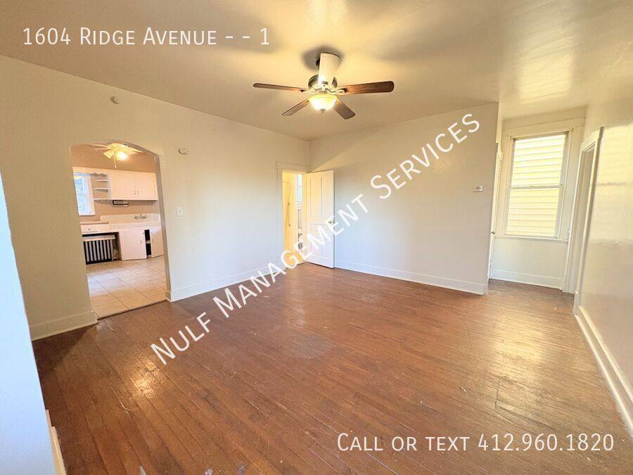 Apartment for rent at 1604 Ridge Ave #1, Braddock, PA 15104