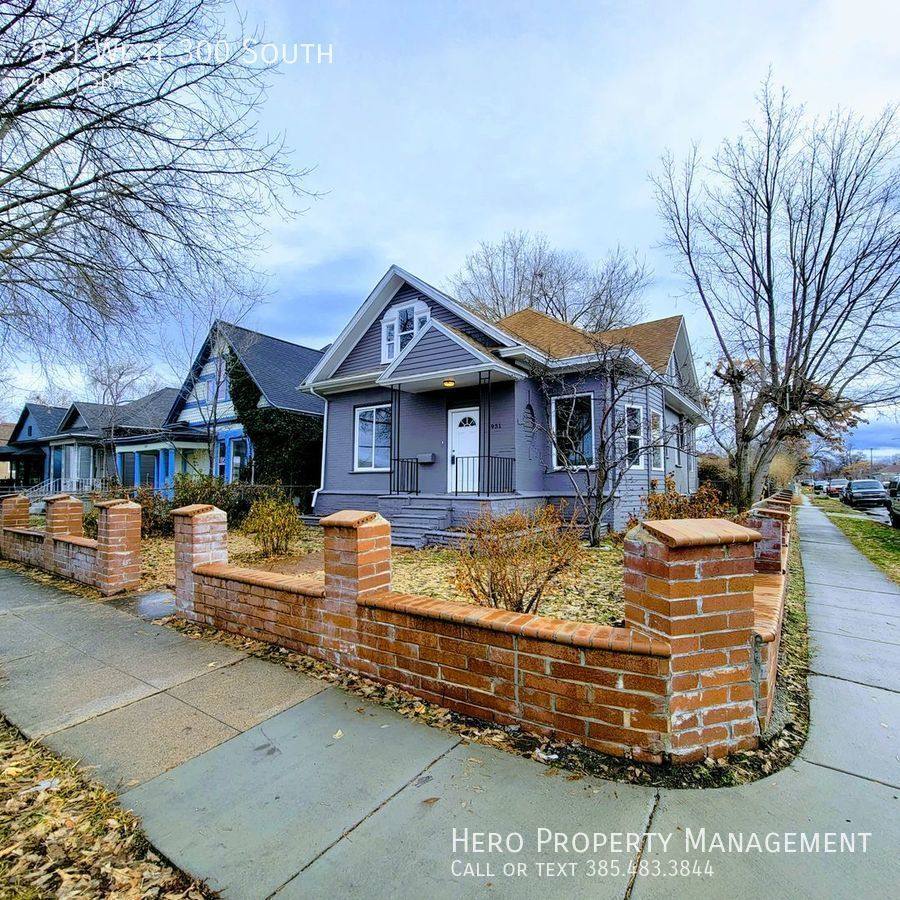 House for rent at 931 W 300 S, Salt Lake City, UT 84104