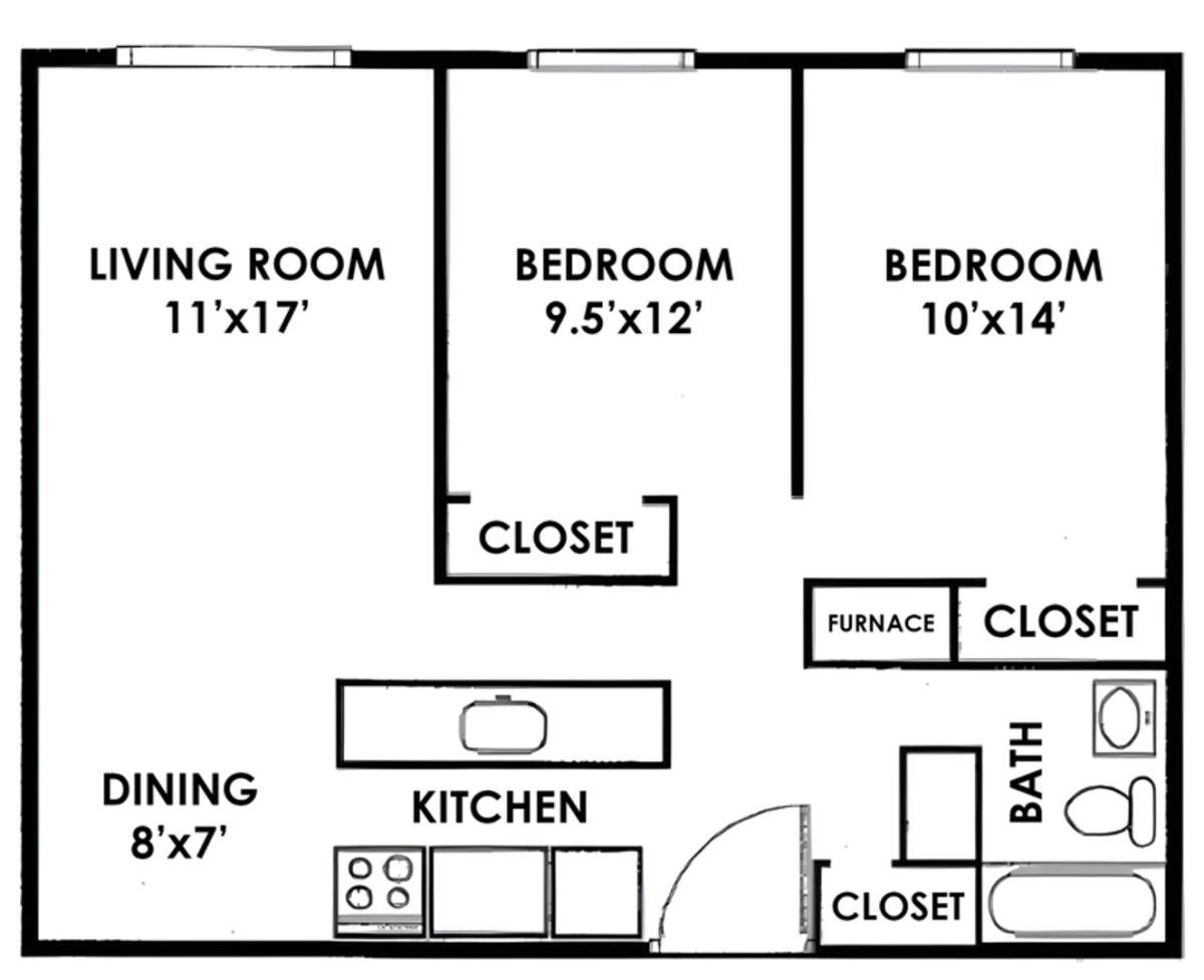 Apartment for rent at 858 Kinnear Rd, Columbus, OH 43212