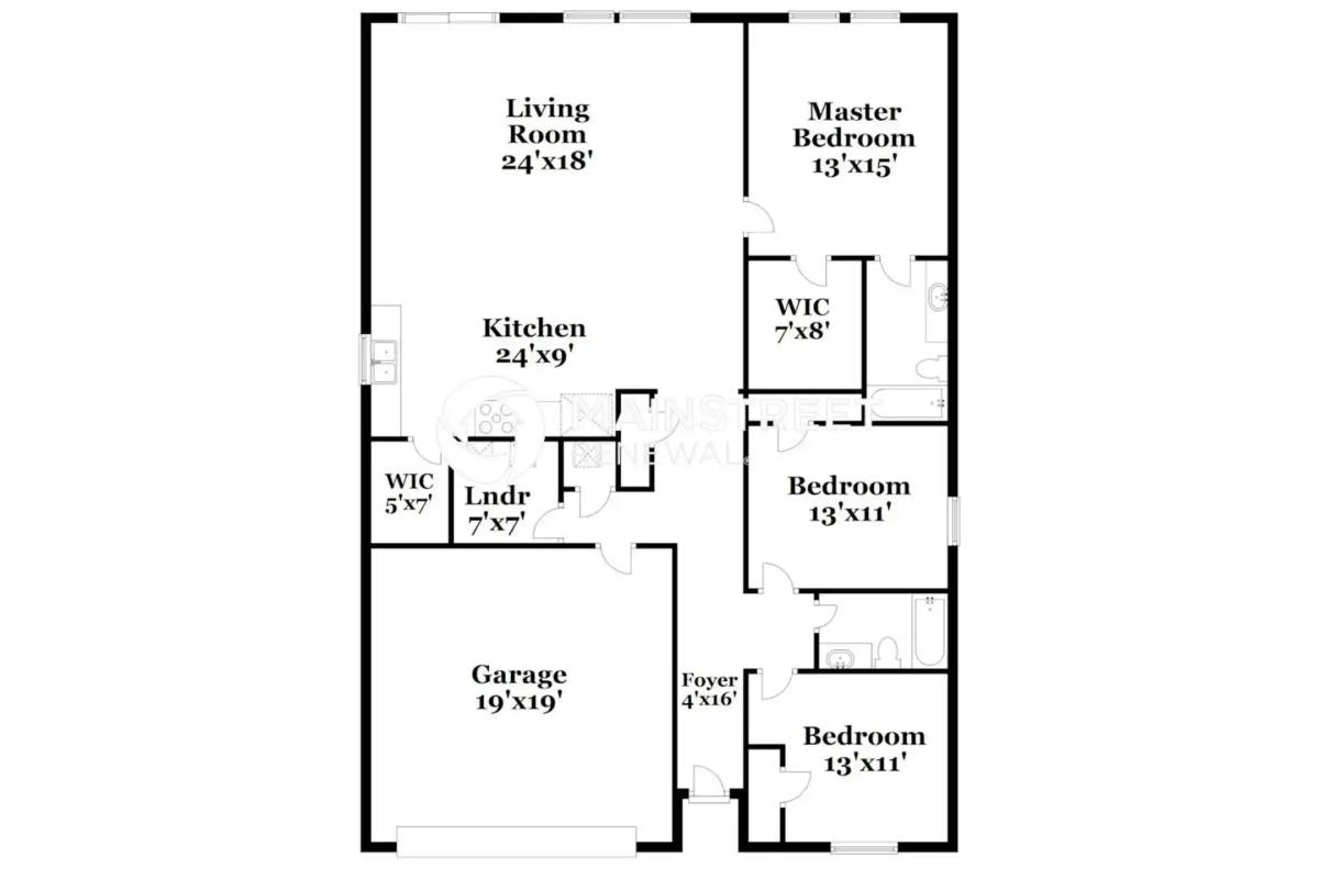 House for rent at 1024 Logan Canyon Lane, Zebulon, NC 27597