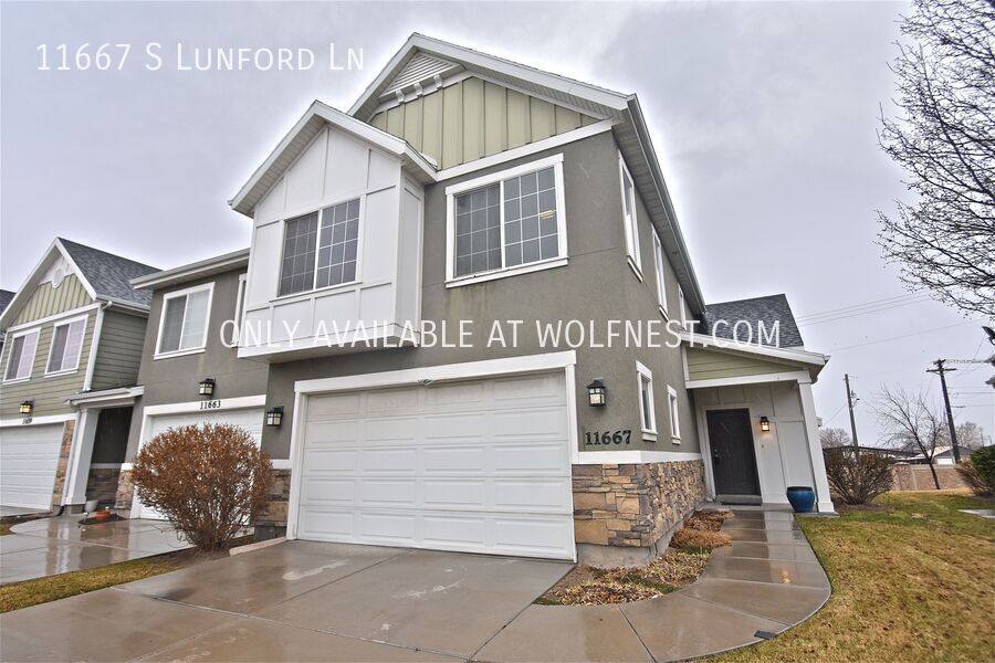 Townhouse for rent at 11667 S Lunford Lane, Riverton, UT 84065