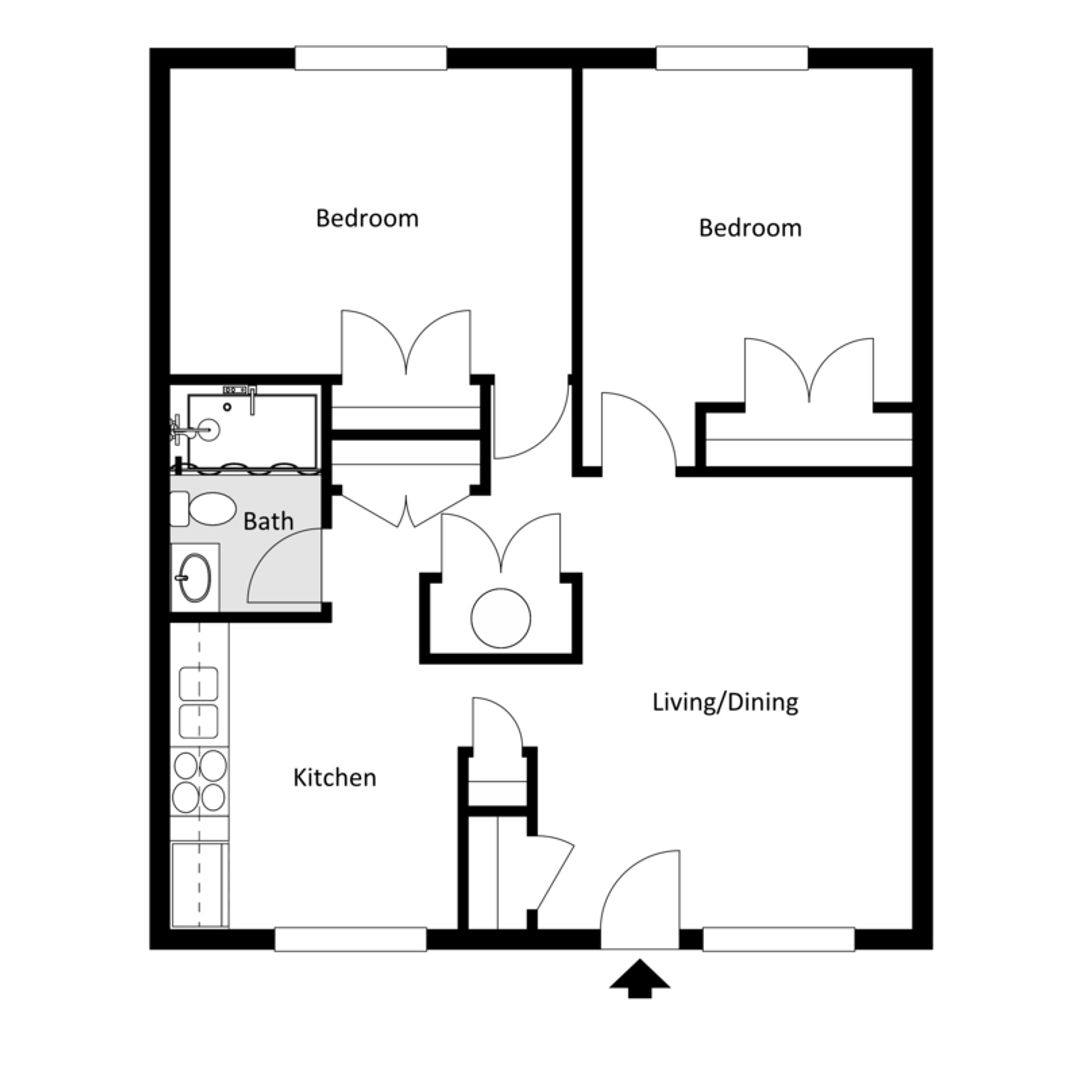 Apartment for rent at 412 E Pilot St, Durham, NC 27707