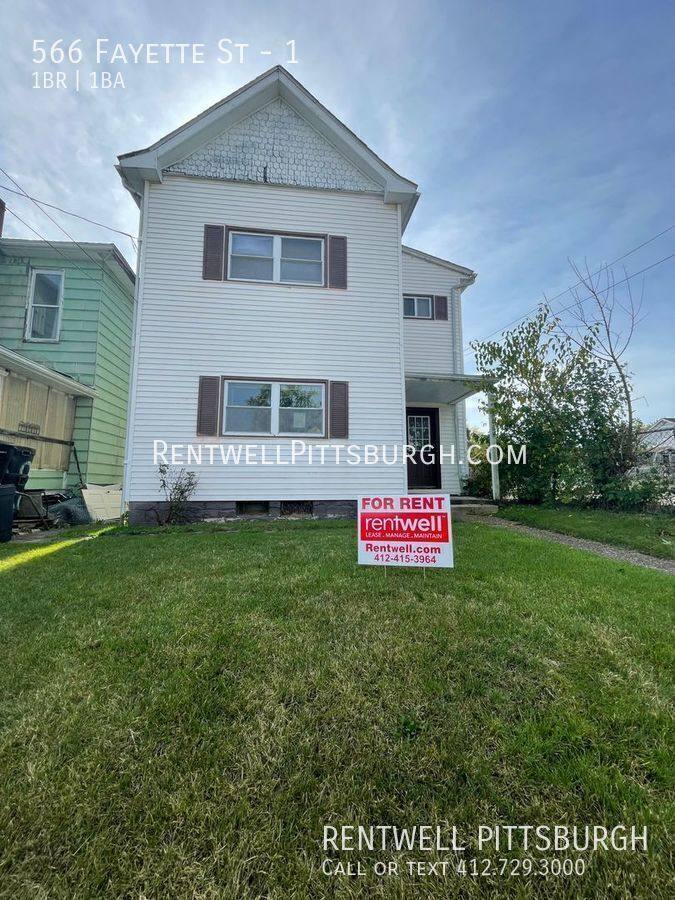 Apartment for rent at 566 Fayette St #1, Washington, PA 15301