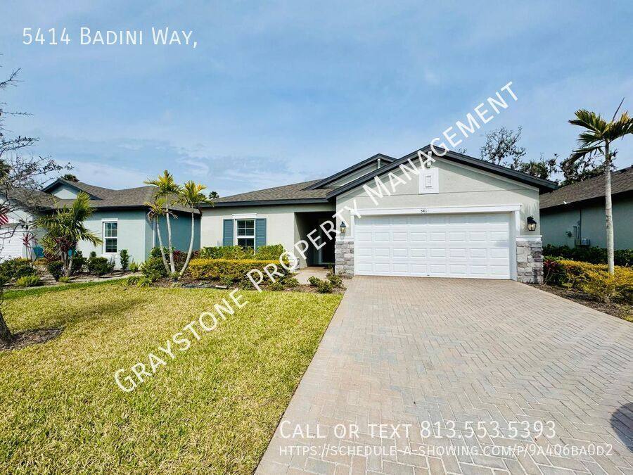 House for rent at 5414 Badini Way, Palmetto, FL 34221