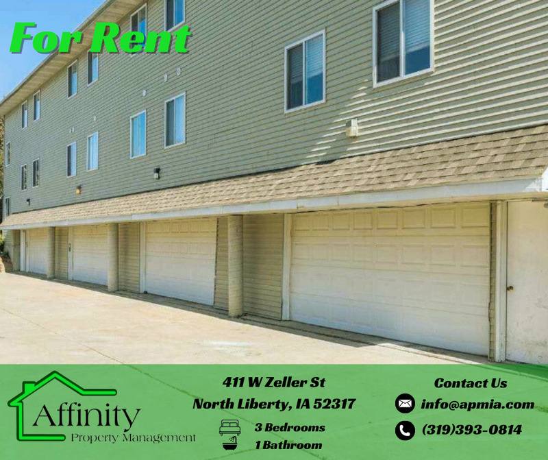 Condo for rent at 411 W Zeller St, North Liberty, IA 52317