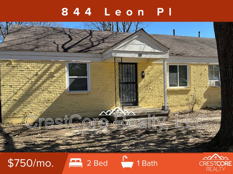 House for rent at 844 Leon Place, Memphis, TN 38107