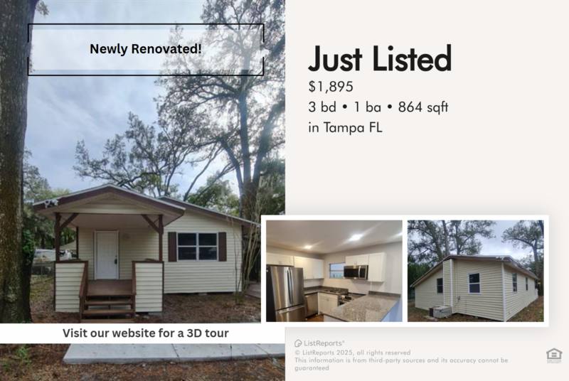 House for rent at 2105 E Ellicott St, Tampa, FL 33610