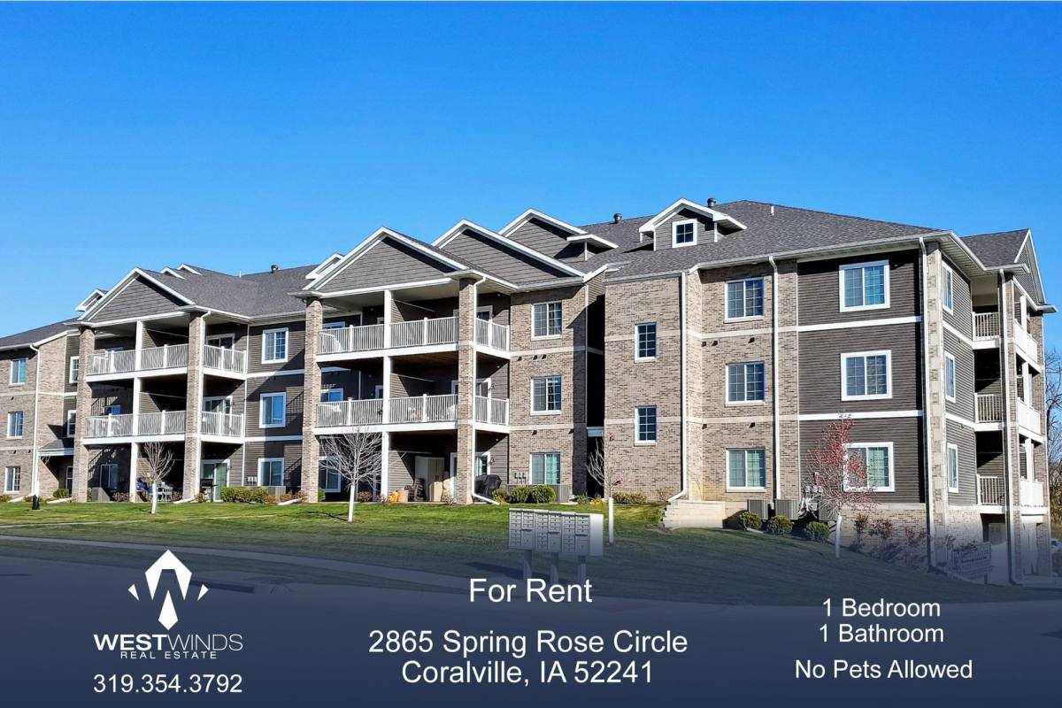 Apartment for rent at 2865 Spring Rose Circle, Coralville, IA 52241