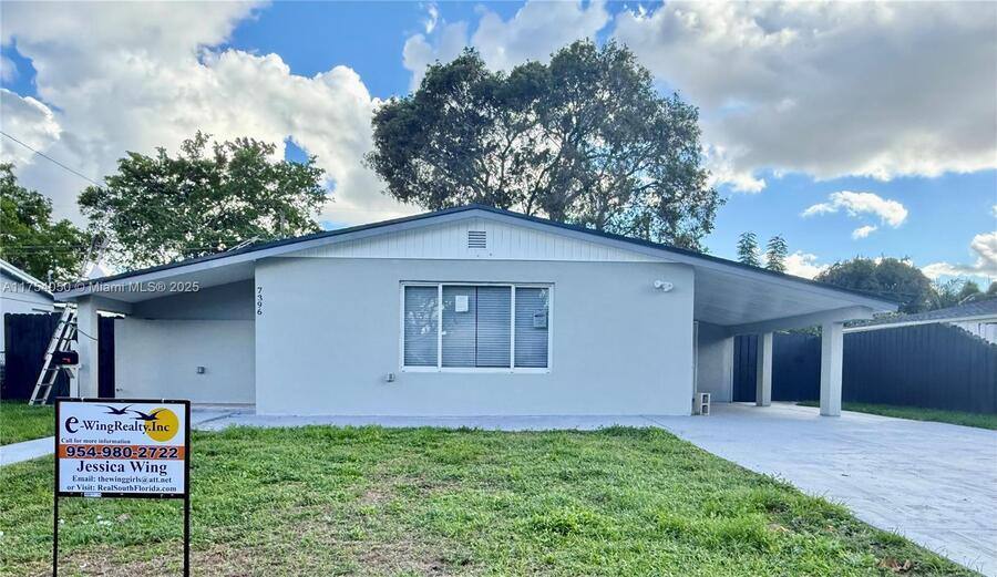 House for rent at 7396 Cleveland St, Hollywood, FL 33024