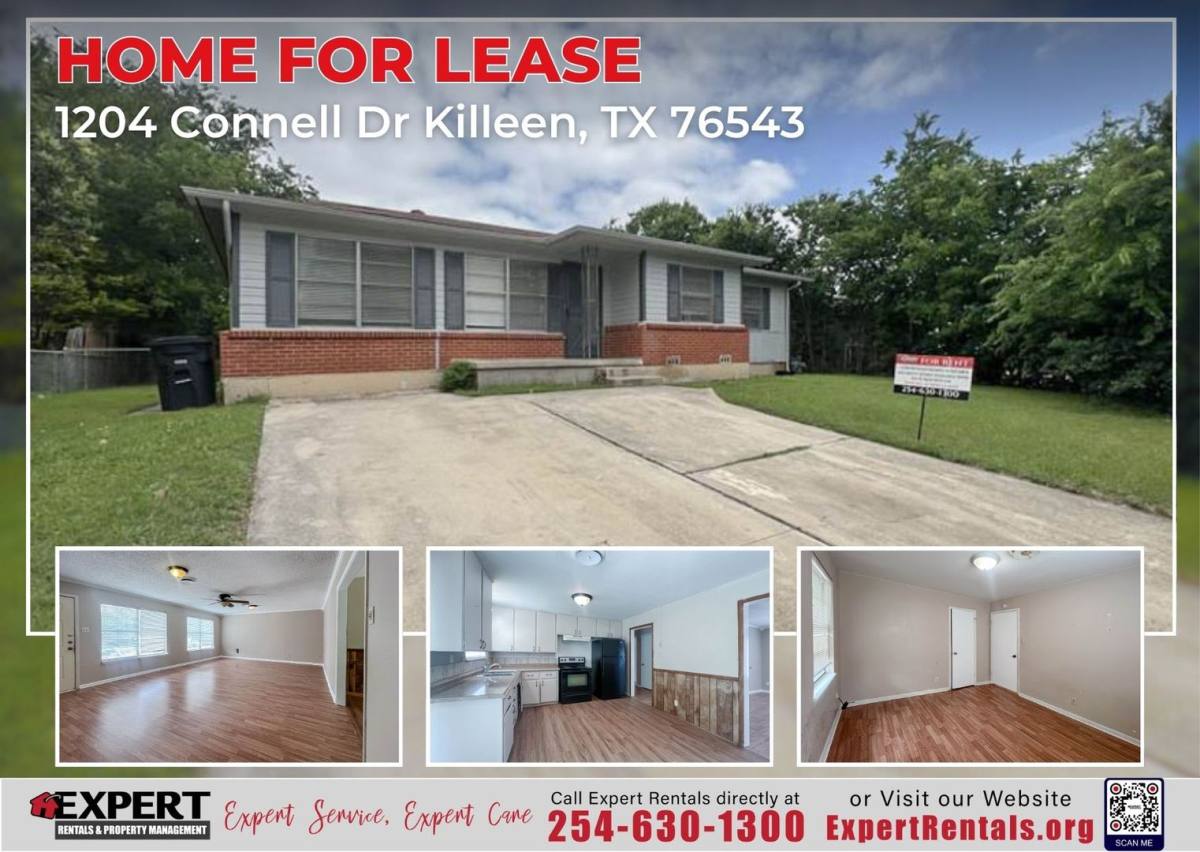 House for rent at 1204 Connell Dr, Killeen, TX 76543