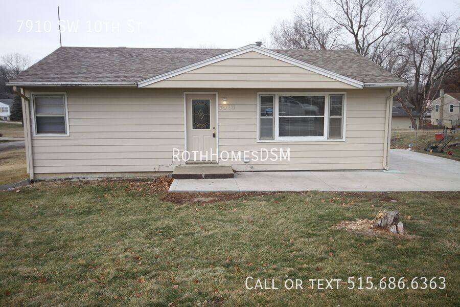 House for rent at 7910 SW 10th St, Des Moines, IA 50315
