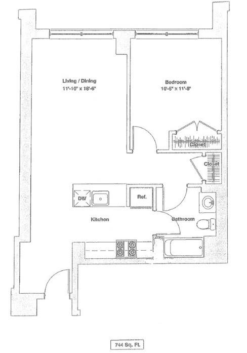 Condo for rent at 601 Albany St #406, Boston, MA 02118