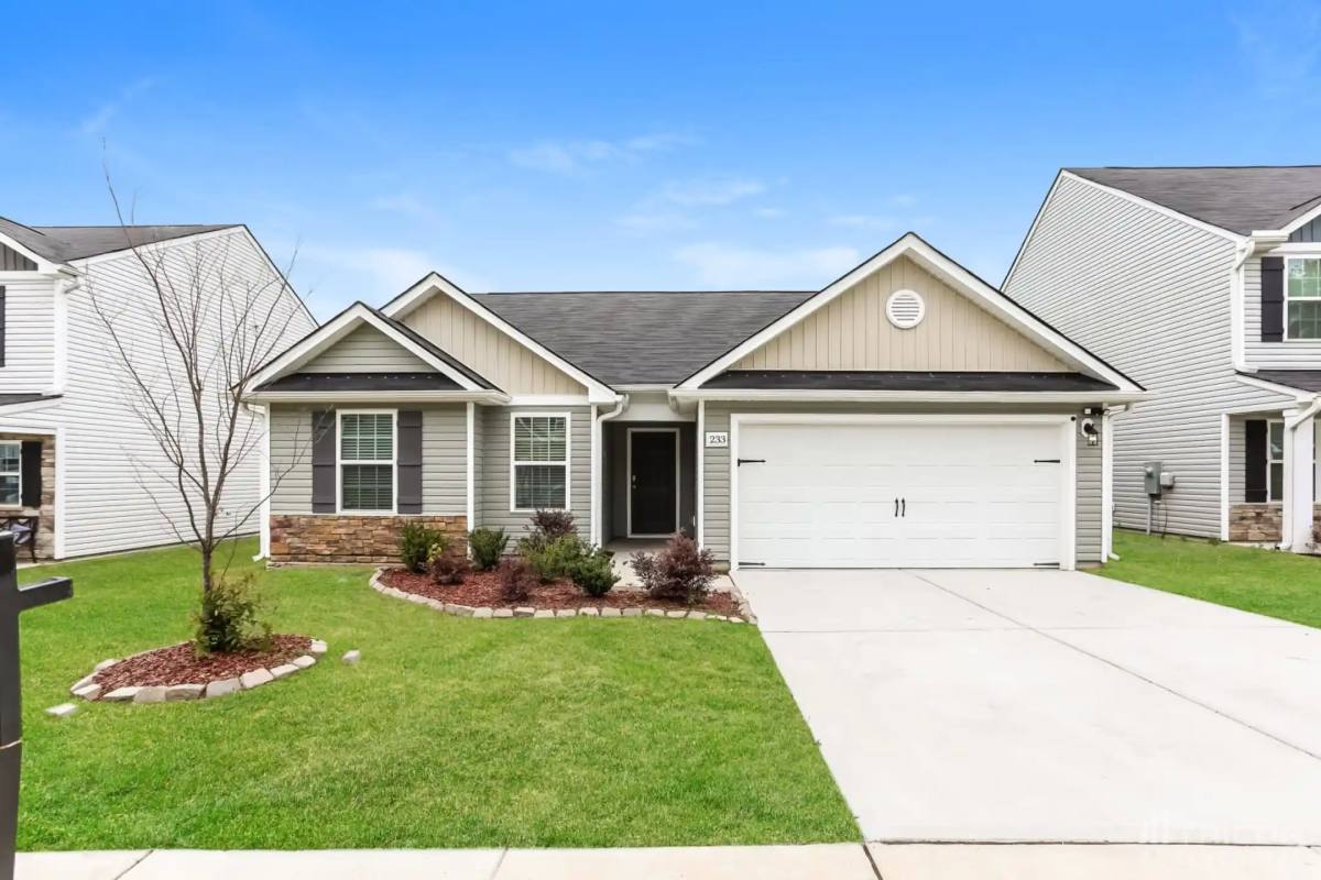 House for rent at 233 Rustling Way, Zebulon, NC 27597