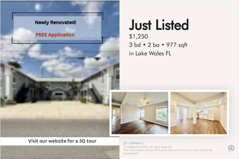 Apartment for rent at 425 F St, Lake Wales, FL 33853