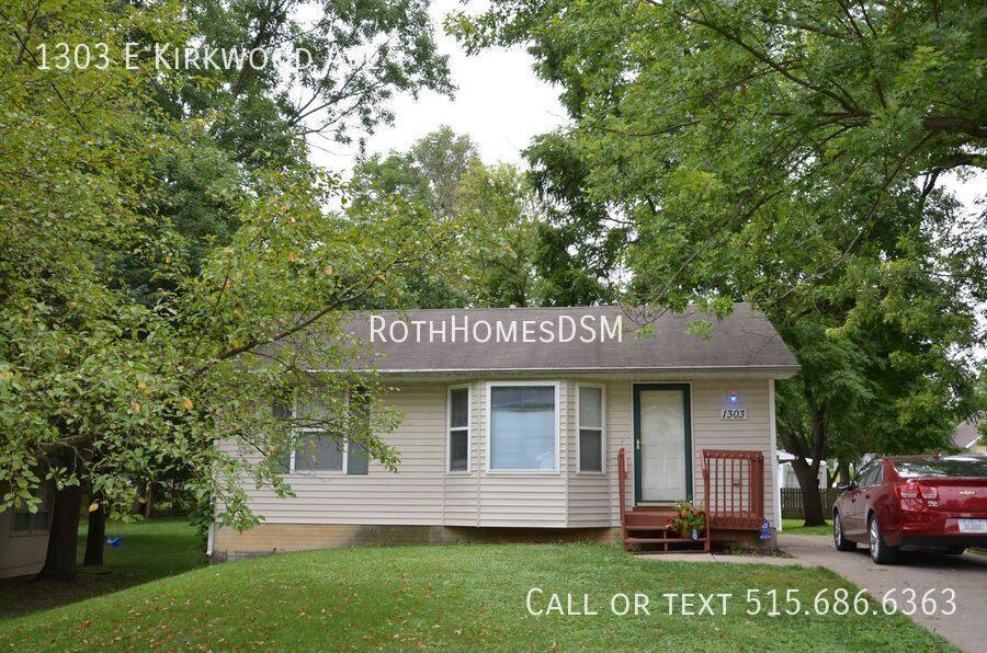 House for rent at 1303 E Kirkwood Ave, Des Moines, IA 50315