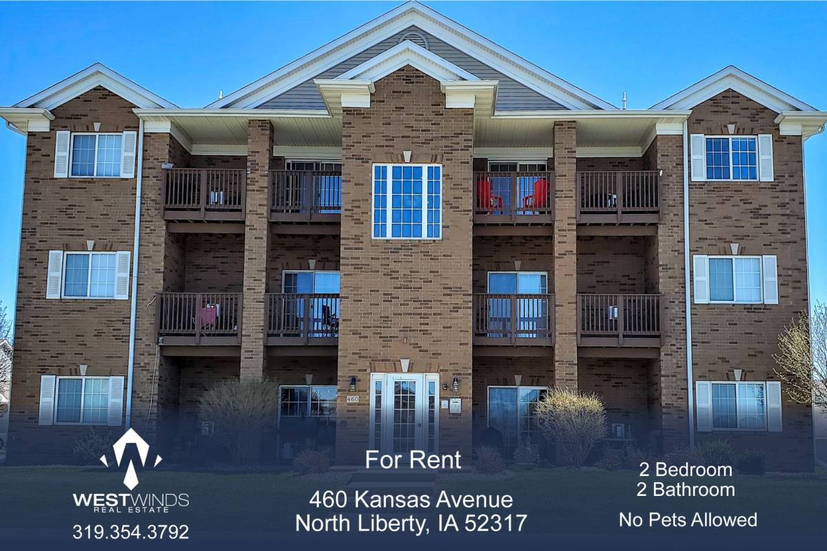Condo for rent at 460 Kansas Ave, North Liberty, IA 52317