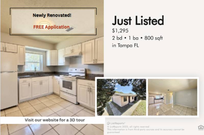 Apartment for rent at 1413 E 99th Ave #A, Tampa, FL 33612