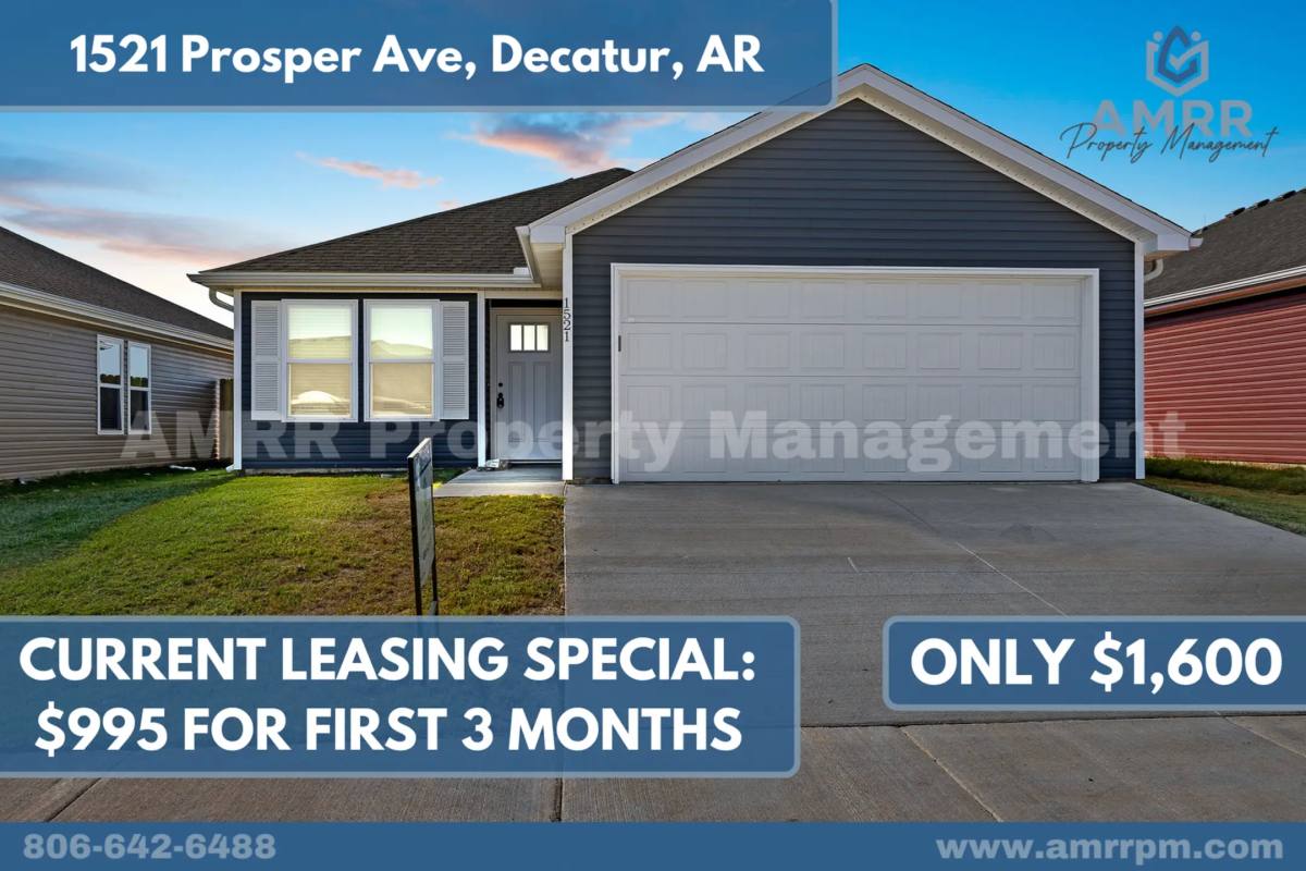House for rent at 1521 Prosper Ave, Decatur, AR 72722