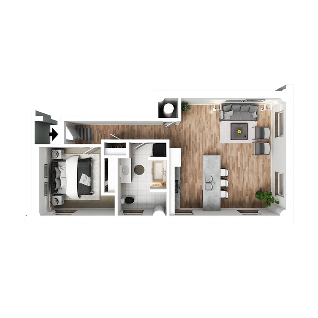 Apartment for rent at 500 Iowa St, Davenport, IA 52801