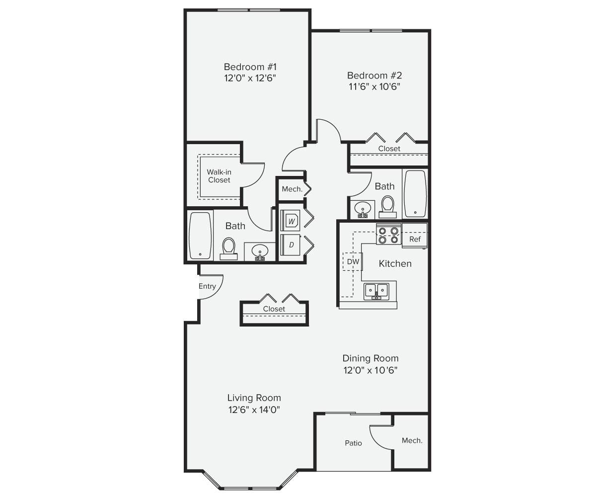 Apartment for rent at 1 Arboretum Way #203, Burlington, MA 01803