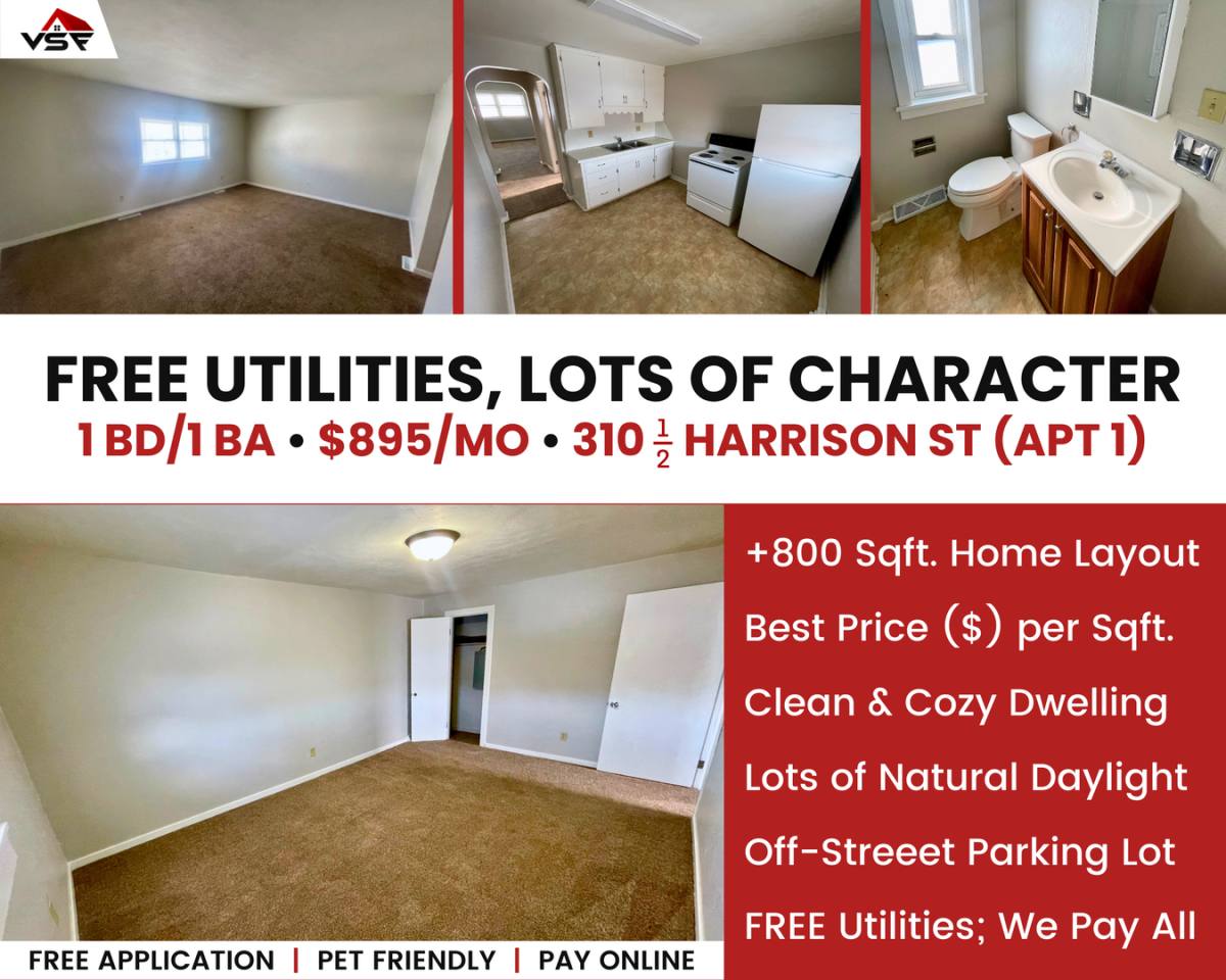 Apartment for rent at 310 Harrison St, Piqua, OH 45356
