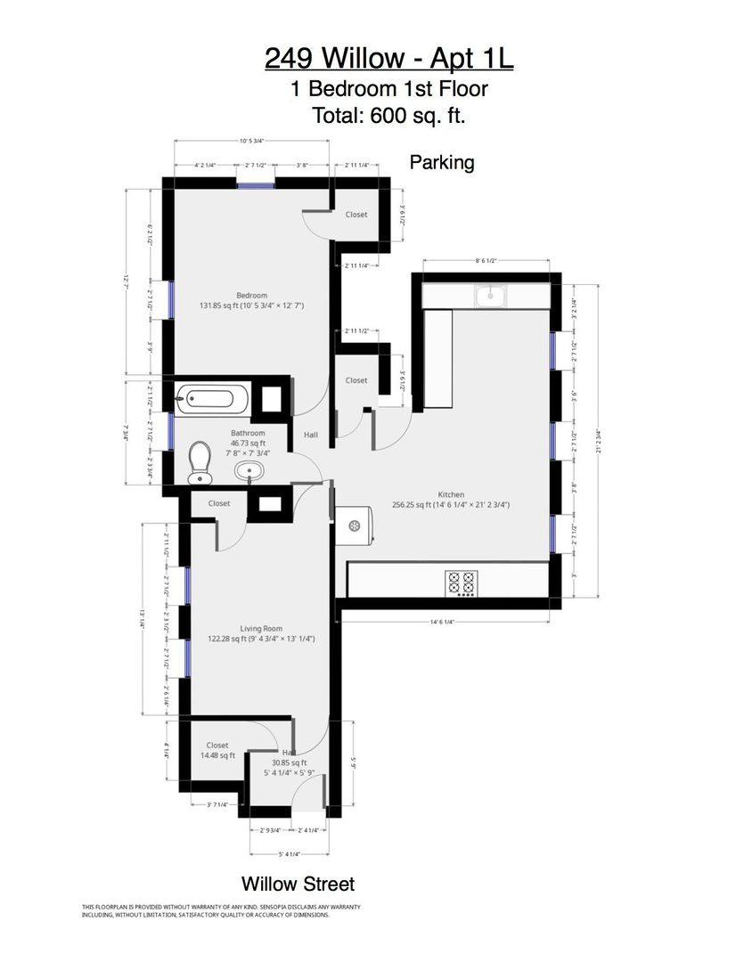 Apartment for rent at 249-251 Willow St, New Haven, CT 06511