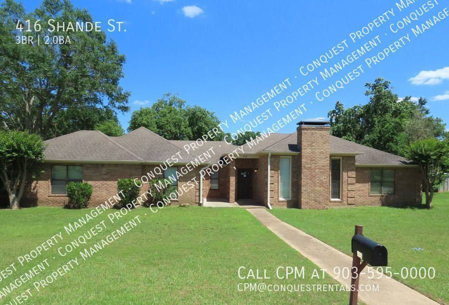 House for rent at 416 Shande St, Whitehouse, TX 75791