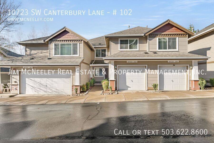 Townhouse for rent at 10723 SW Canterbury Lane #102, Portland, OR 97224
