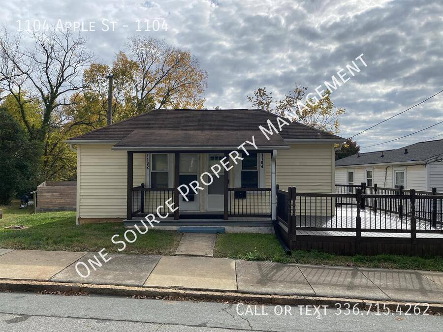 Apartment for rent at 1104 Apple St, Winston Salem, NC 27101