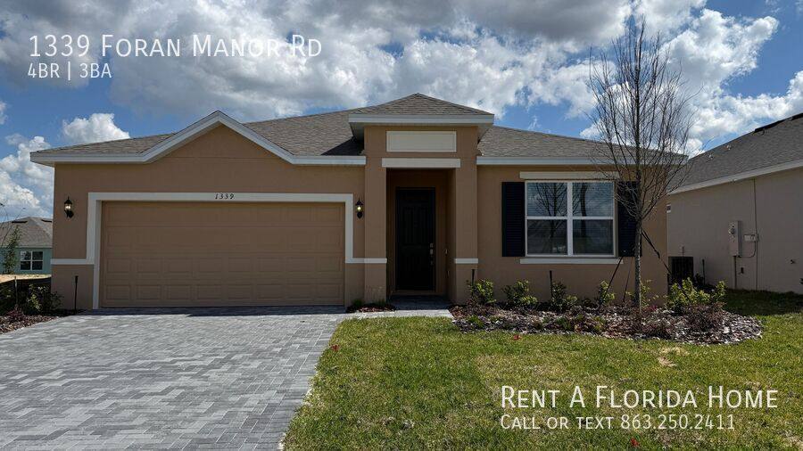 House for rent at 1339 Foran Manor Rd, Haines City, FL 33844