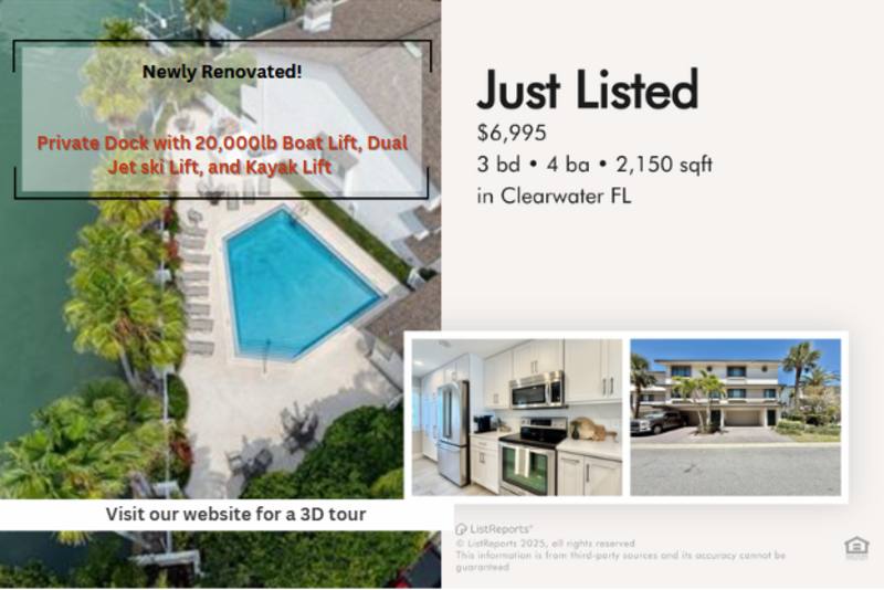 Apartment for rent at 160 Marina Del Rey Court, Clearwater Beach, FL 33767