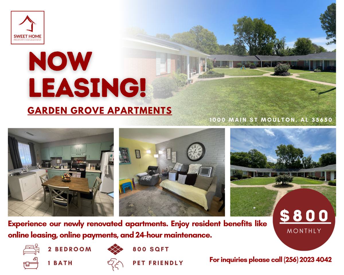 Apartment for rent at 1000 Main St, Moulton, AL 35650