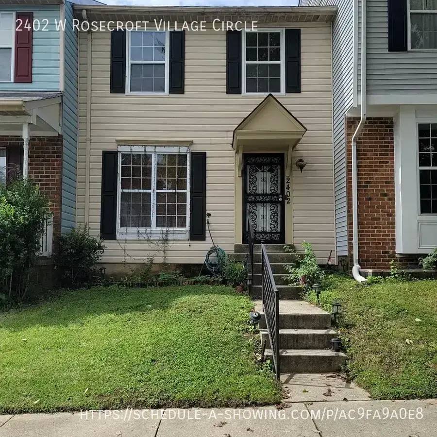House for rent at 2402 W Rosecroft Village Circle, Oxon Hill, MD 20745