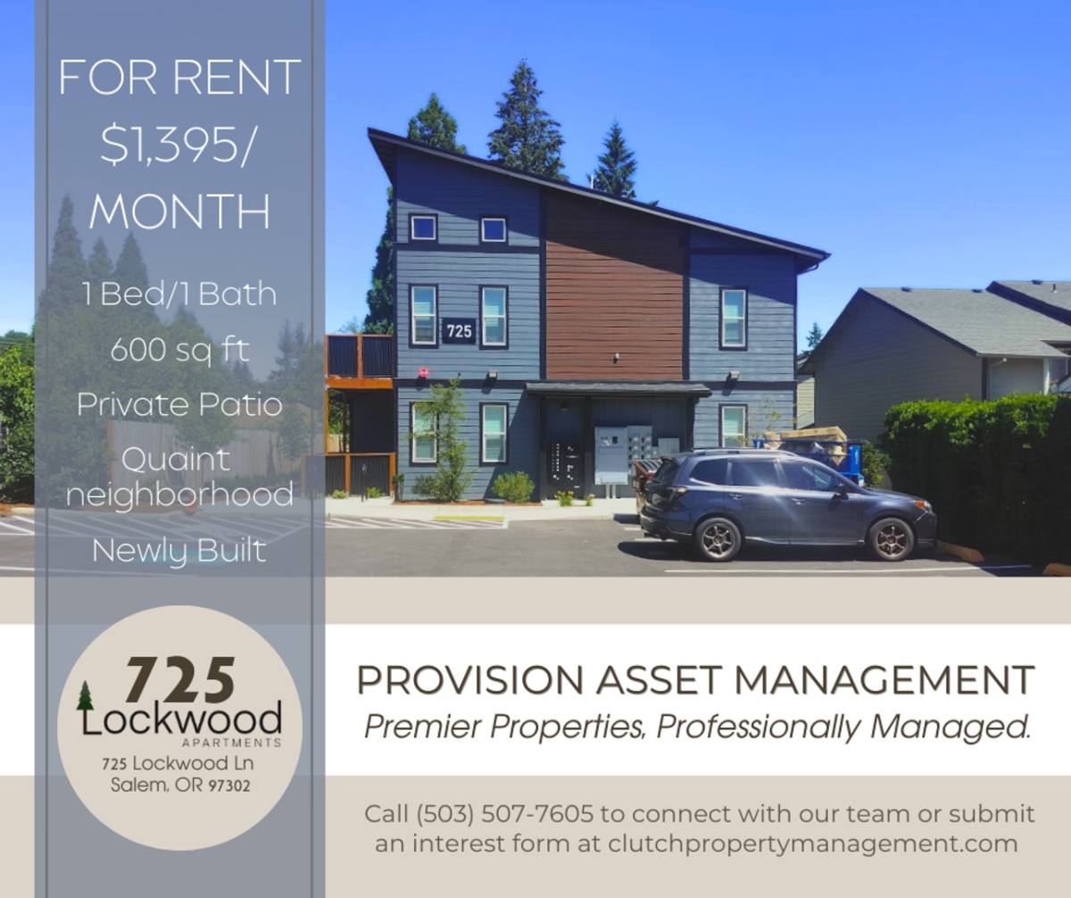 Apartment for rent at 701-725 Lockwood Lane S #725, Salem, OR 97302