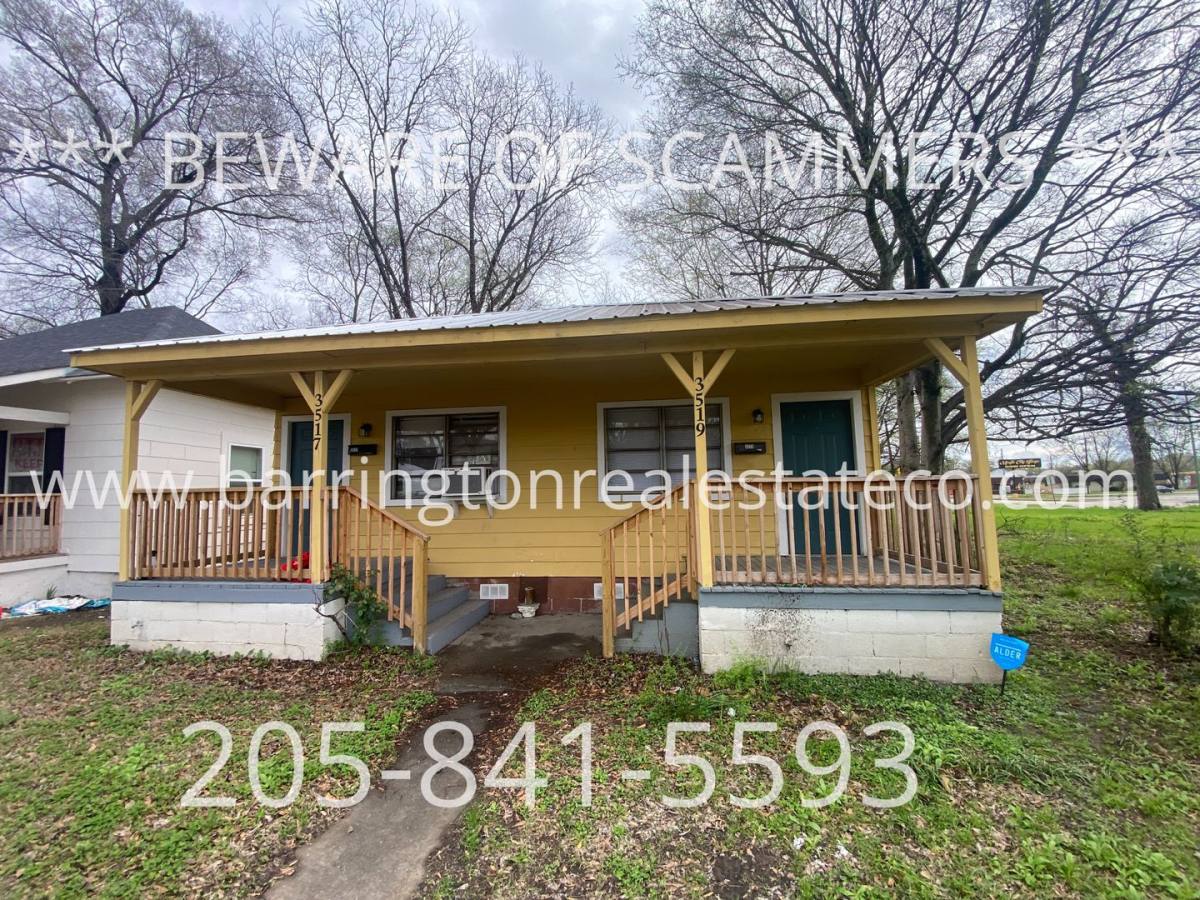 Apartment for rent at 3517-3519 Ave C, Birmingham, AL 35218
