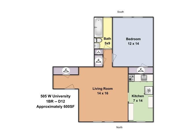 Apartment for rent at 505 W University Parkway, Baltimore, MD 21210