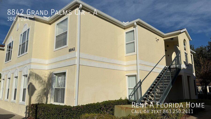 Condo for rent at 8842 Grand Palms Circle #A, Kissimmee, FL 34747