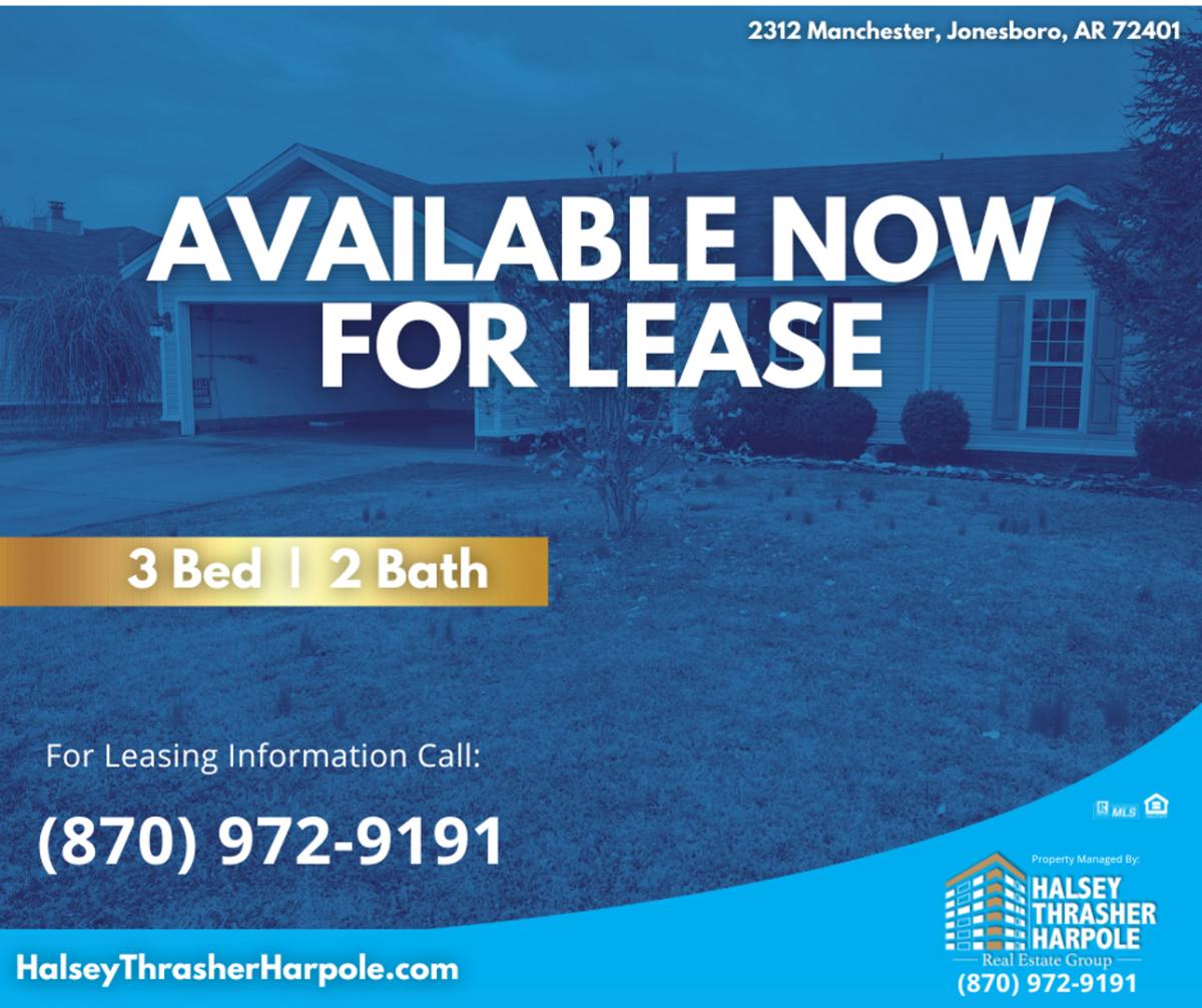 House for rent at 2312 Manchester, Jonesboro, AR 72401
