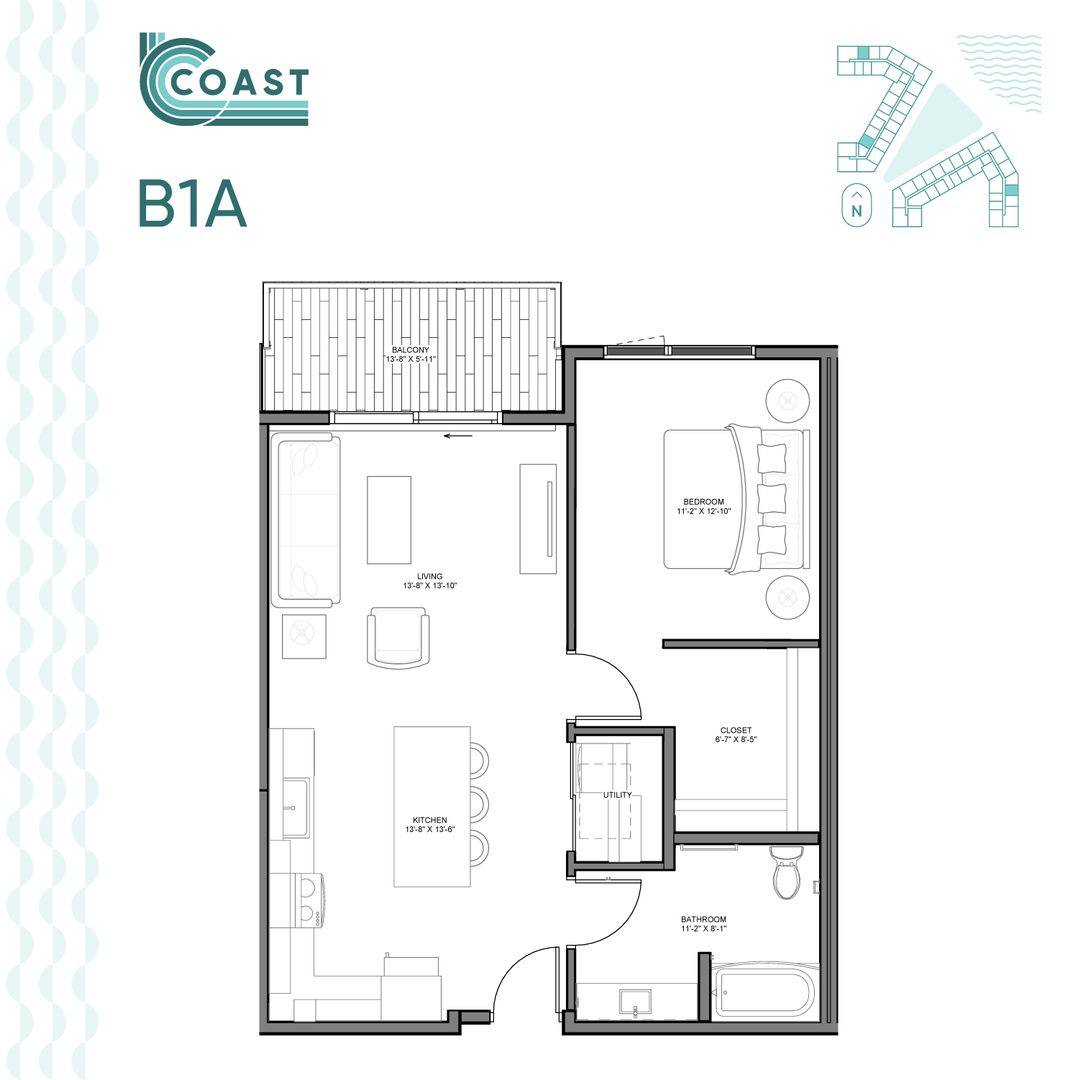 Apartment for rent at Coast at Lakeshore Commons, 9324 S Breakwater Blvd, Oak Creek, WI 53154