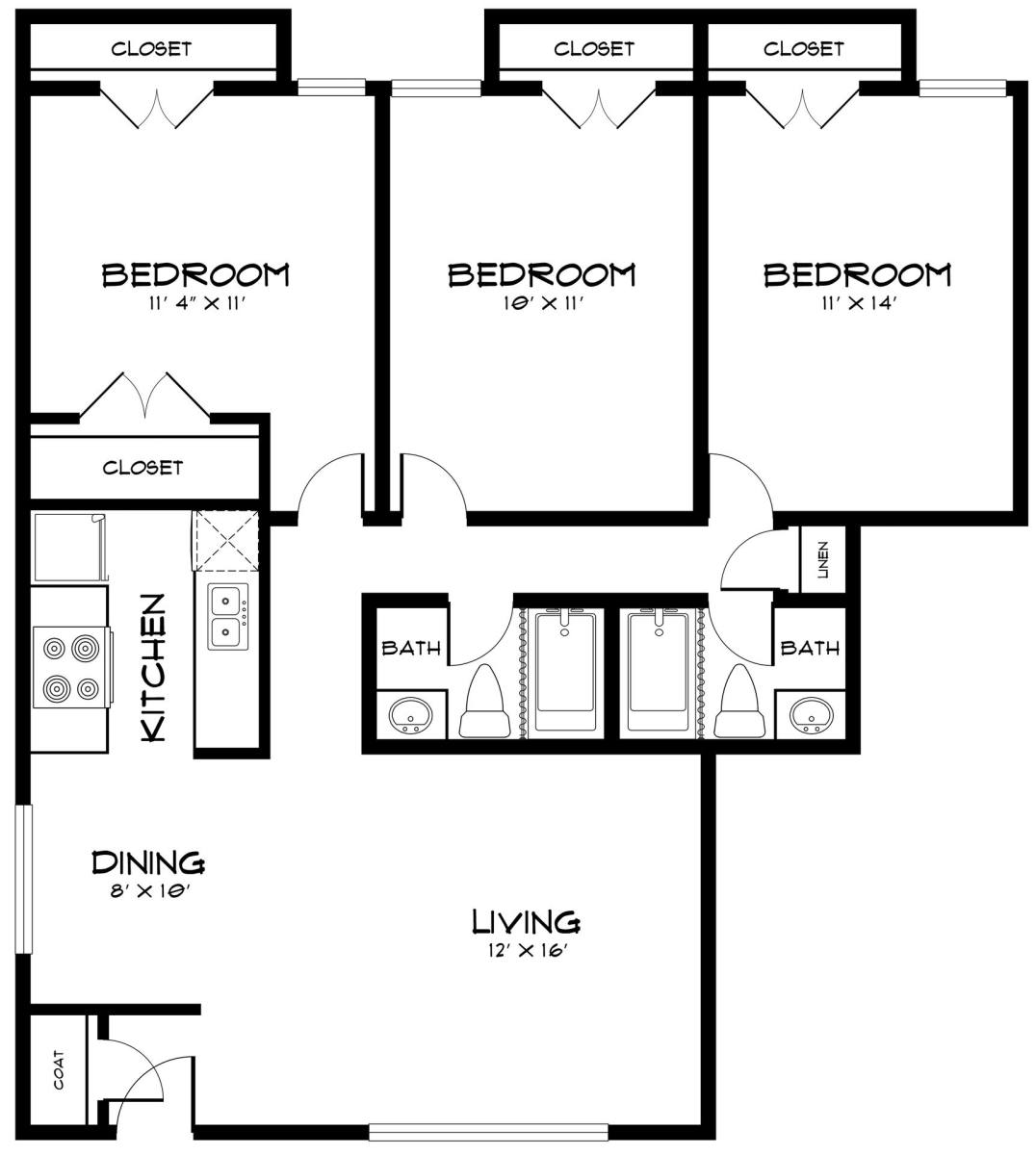 Apartment for rent at 308 Lake Lamond Rd, Longview, TX 75604
