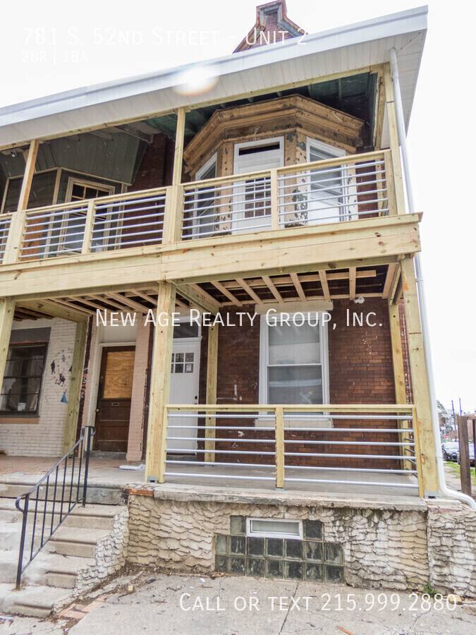 Apartment for rent at 781 S 52nd St #2, Philadelphia, PA 19143