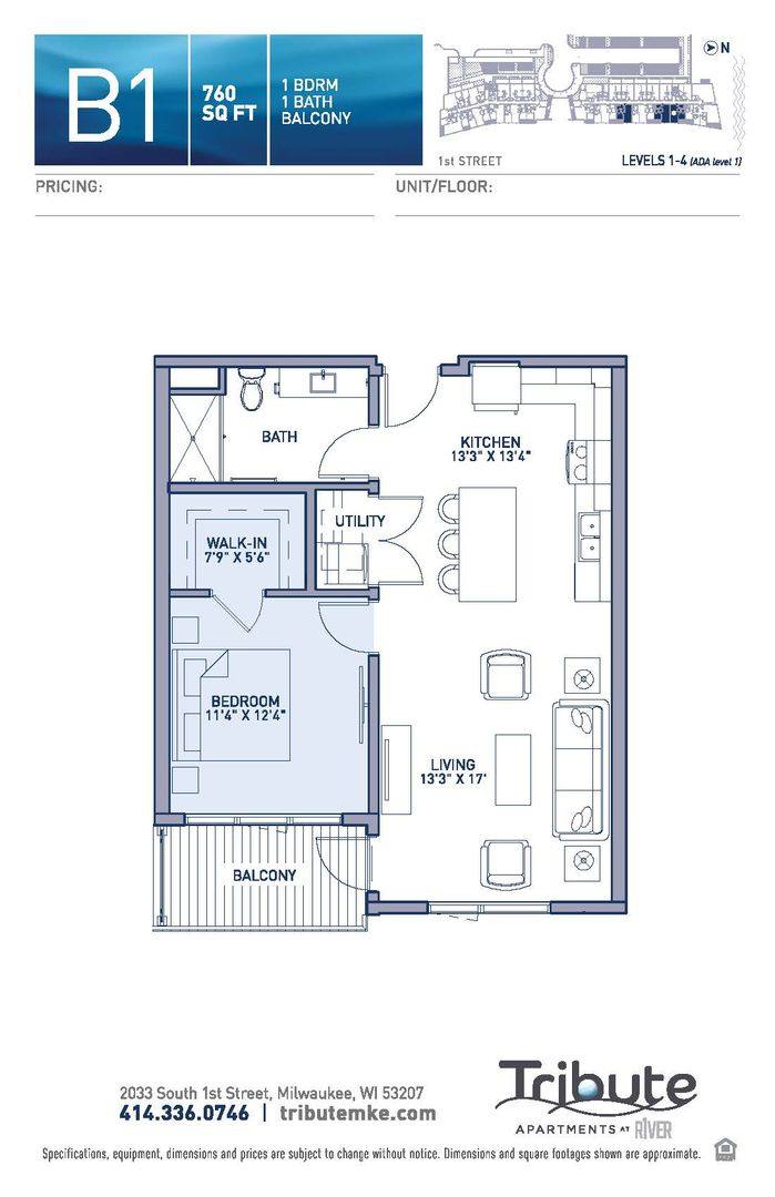 Apartment for rent at 2033 S 1st St, Milwaukee, WI 53207